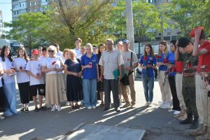 Астраханские патриоты почтили память безвинно погибших при взрыве 19.08.2001 года на Кировском рынке